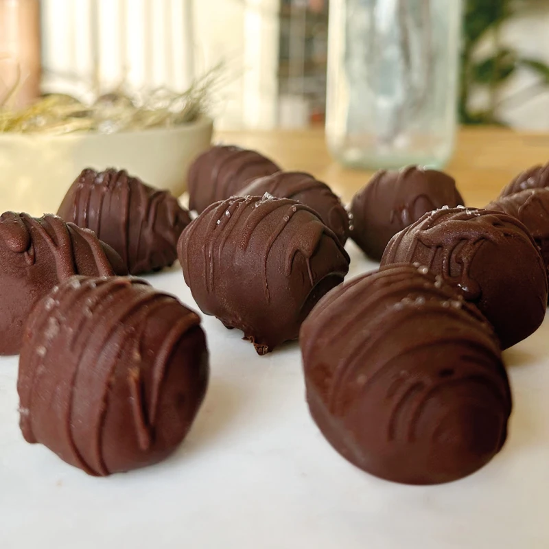 gesunde Schoko-Ostereier